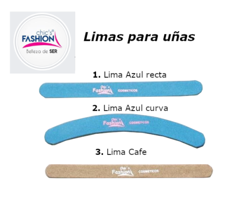 Limas para uñas fashion X 12 und