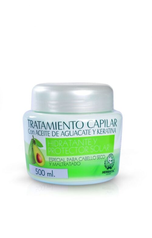 Tratamiento Capilar con Aceite de Aguacate y Keratina de Herbacol - Image 3