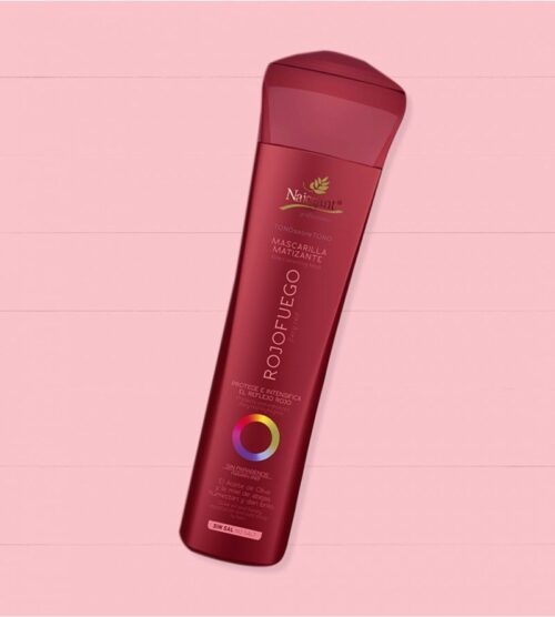 Mascarilla Matizante Tono Sobre Tono Rojo Fuego NAISSANT
